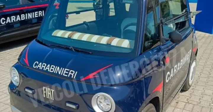 È tutto vero, la Fiat Topolino dei Carabinieri è realtà