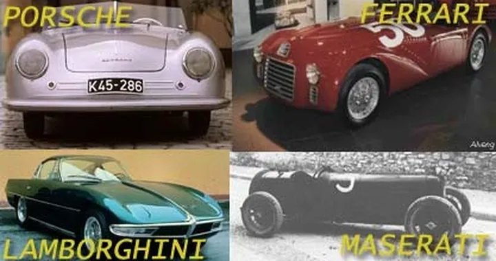Porsche, Ferrari, Maserati o Lamborghini: quale capostipite vi terreste in garage?