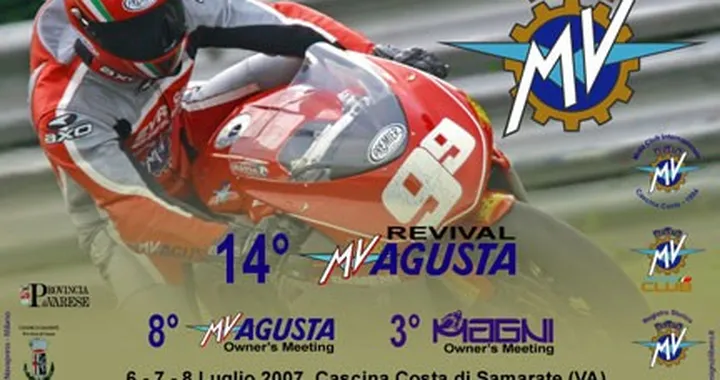 14° Revival MV Agusta e 8° Raduno possessori MV