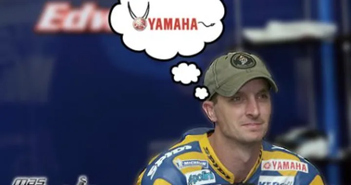 Foto del giorno: Colin Edwards tradisce la Yamaha?