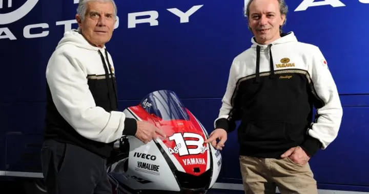 Agostini e Cadalora alla 200 Miglia di Imola Revival 2013
