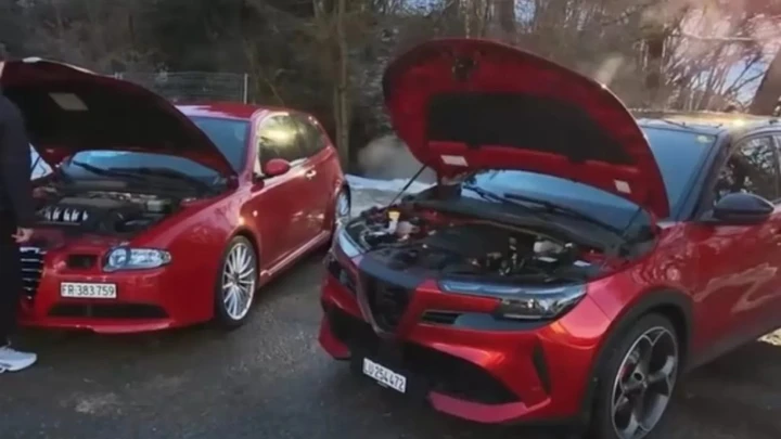 Si vanta della Junior Q4 e gli risponde con un'Alfa 147 con il V6 Busso