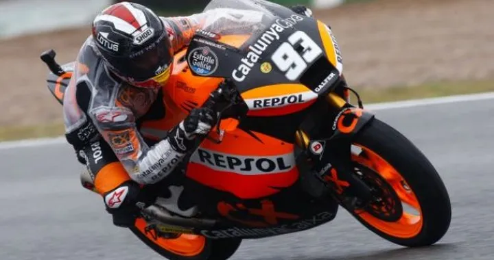 Moto2, Estoril: Marc Marquez "prenota" la pole nelle FP3