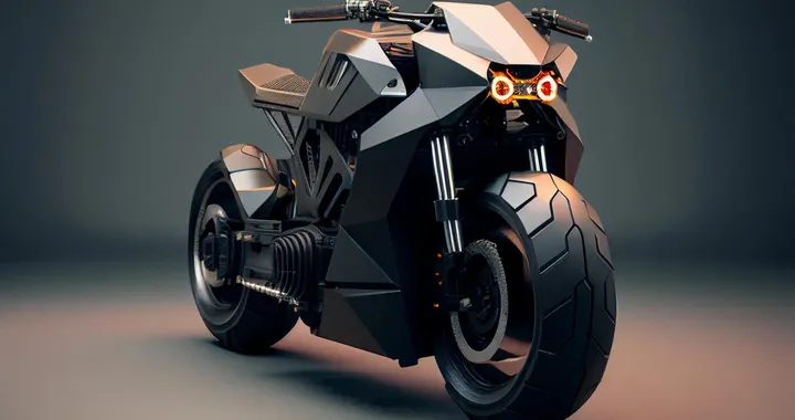 I concept di Tesla Cyberbike generati dall'Intelligenza Artificiale