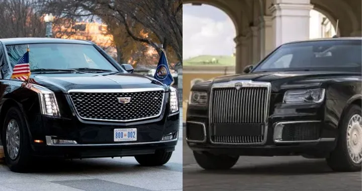 Cadillac One di Biden vs Aurus Senat di Putin: limousine a confronto