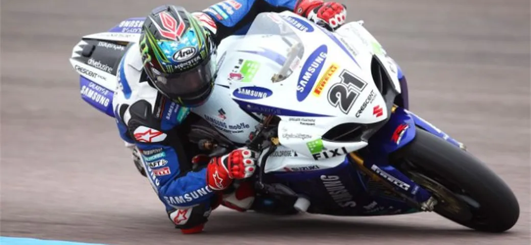 John Hopkins sulla Ducati Panigale nel campionato British SuperBike