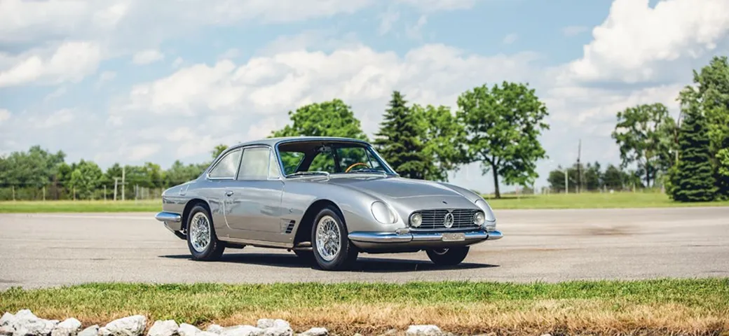 Maserati 5000 GT Coupé del 1964 all'asta a Monterey