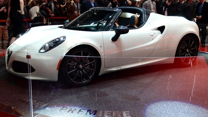 Alfa 4C Spider al Salone di Ginevra 2014 Live Video