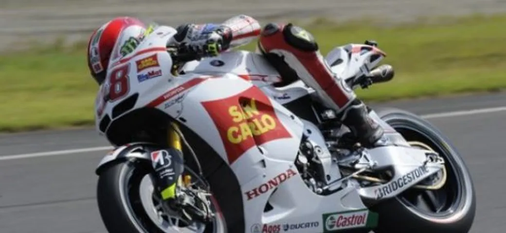 MotoGP: Marco Simoncelli è salito sulla RC213V a Motegi. 