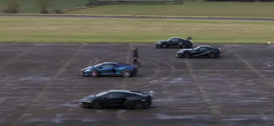 Porsche, Ferrari e Lamborghini si sfidano sul quarto di miglio: chi vincerà [VIDEO]