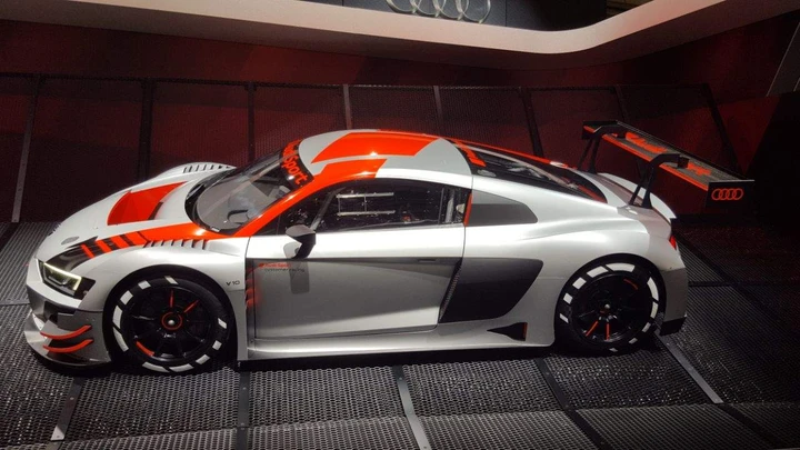Audi R8 LMS GT3 presentata al Salone di Parigi