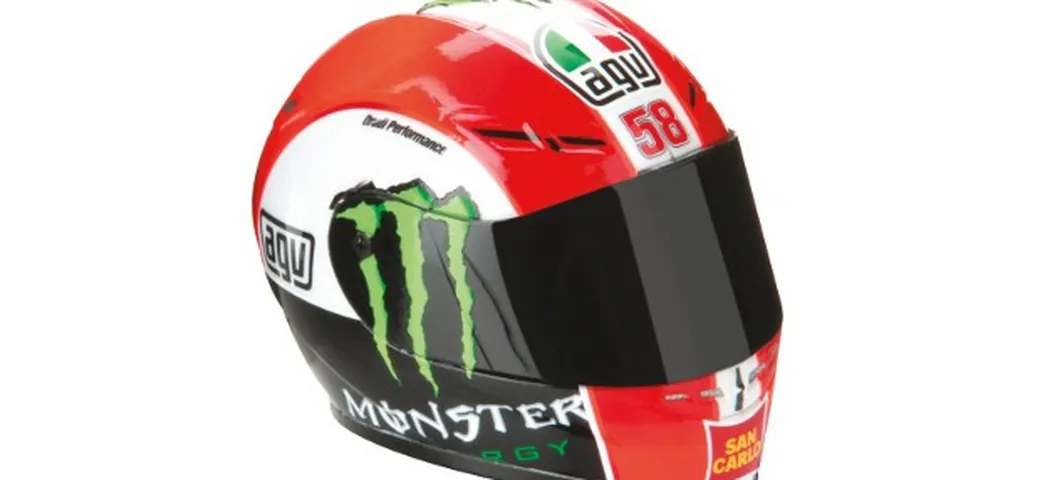 Solidarietà: il casco di Marco Simoncelli per i bambini disabili