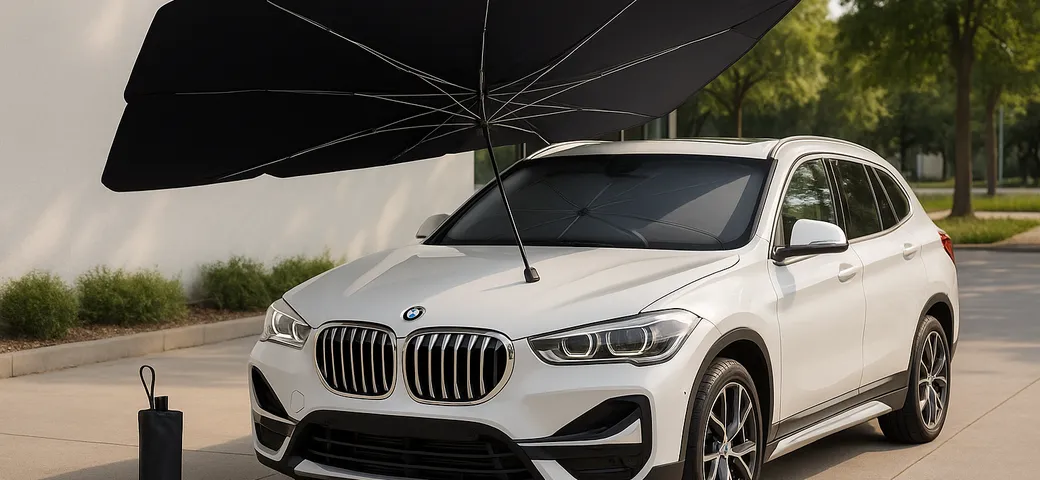 Parasole pieghevole: l’accessorio che trasforma la tua estate in auto