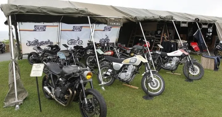 Yamaha a Wheels & Waves 2014 con le sue nuove special Yard Built