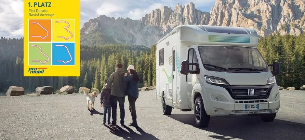 Fiat Ducato eletto “Veicolo base camper dell'anno 2024”