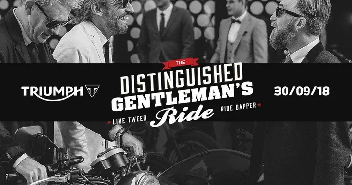 Triumph a sostegno del Distinguished Gentleman's Ride