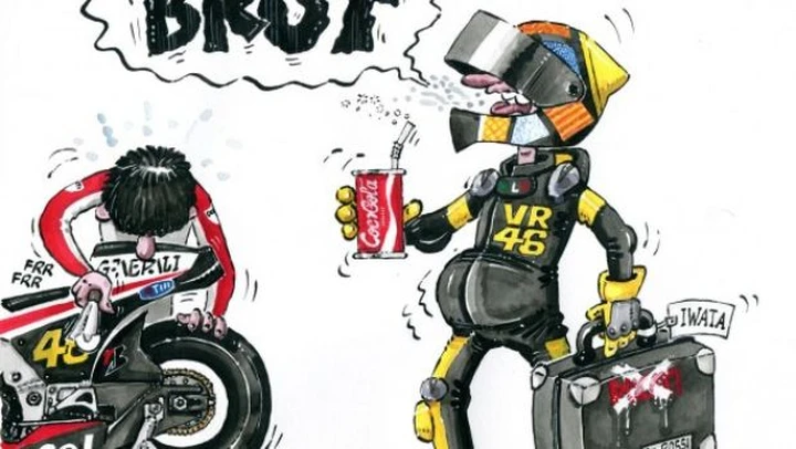 Ecco come Rossi digerisce il rospo... Ducati