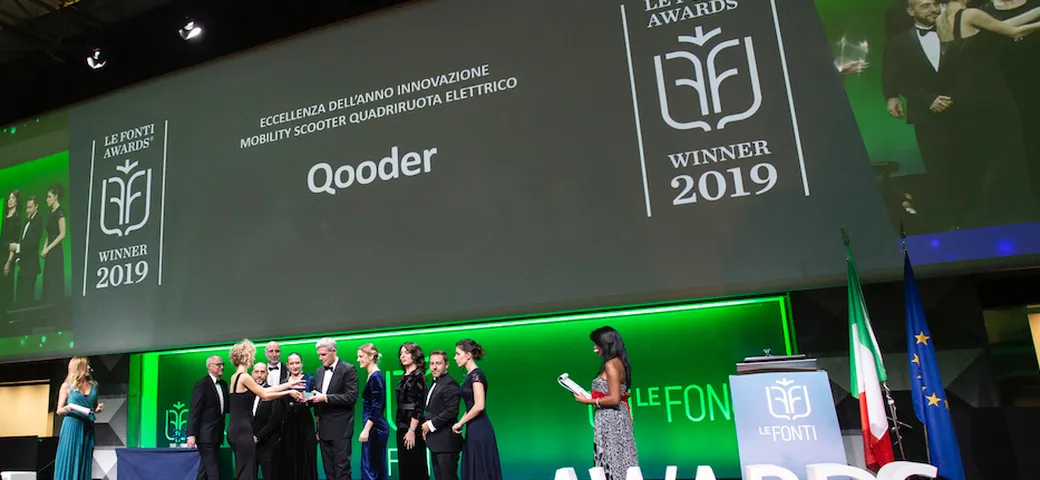 Qooder riceve il premio di 