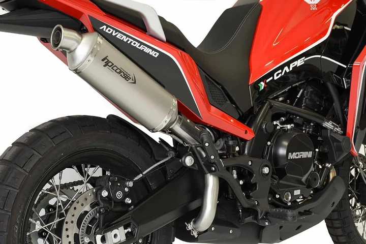 Moto Morini X-Cape, il nuovo scarico by HP Corse