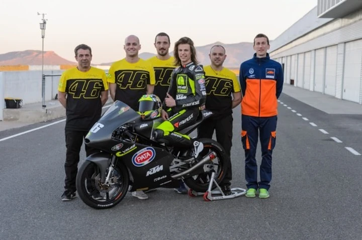 Nuovo Junior Team VR46 Riders Academy al via nel CEV 2015 con Bulega