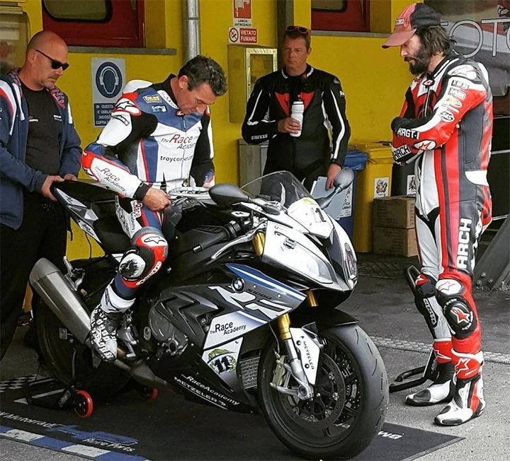 Keanu Reeves: un finesettimana al Mugello