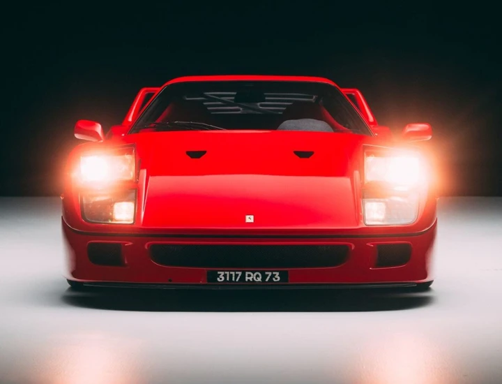 Ferrari F40, all'asta quella del 