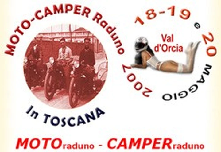 Moto Camper raduno in Toscana