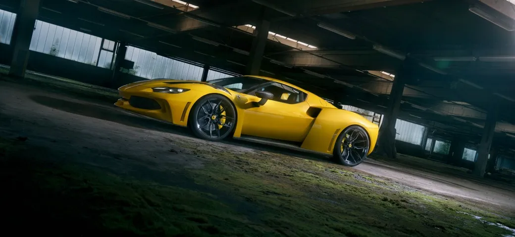 Ferrari 296 GTB N-LARGO: la trasformazione estrema di Novitec con potenza ibrida