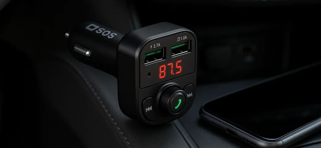 Aggiorna la tua auto con il caricabatterie FM Bluetooth SBS: ora a 9,99 euro