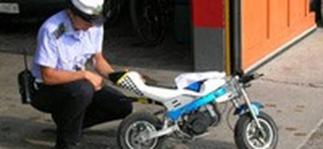Sequestrata minomoto usata in strada