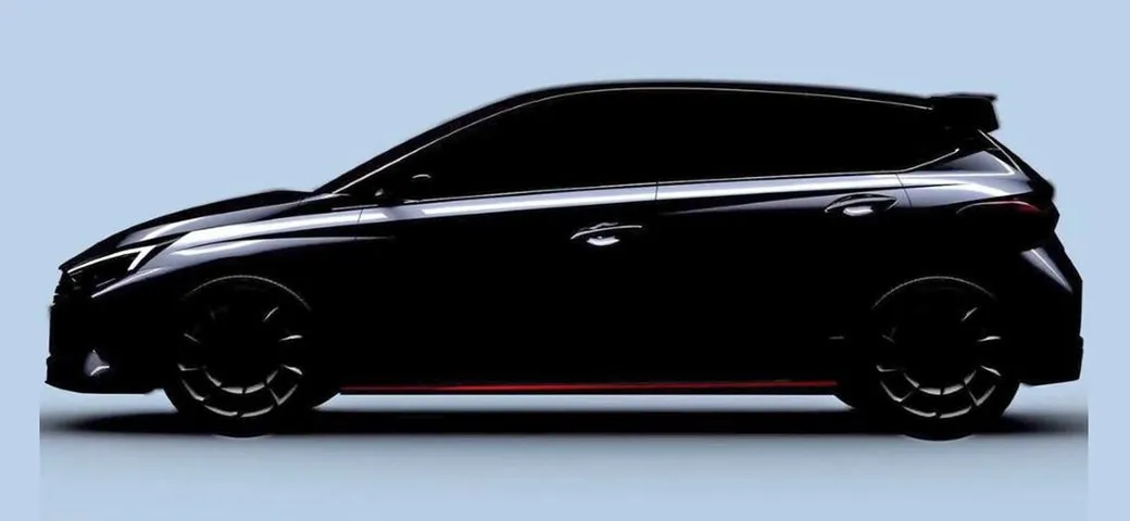 Hyundai i20 N 2020: un teaser svela la silhouette della sportiva