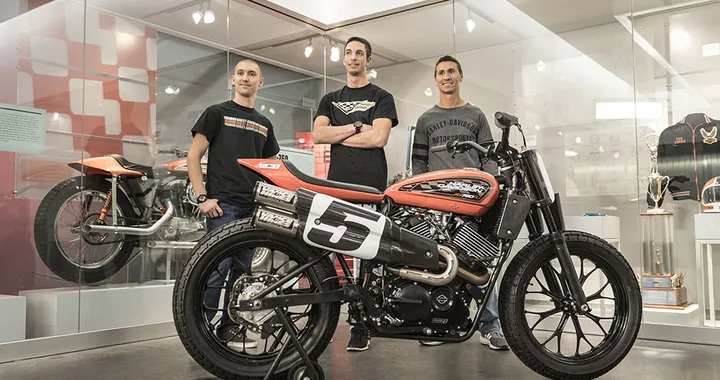 Harley-Davidson presenta il suo Flat Track Racing Team