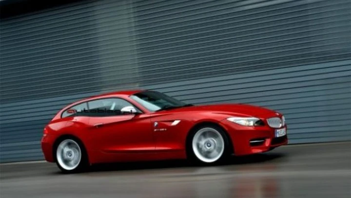 BMW Z4: ricostruzione grafica della Coupé