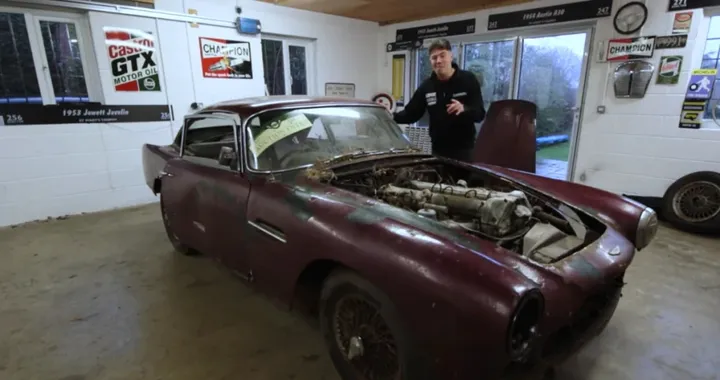 Restaura una Aston Martin DB4 ormai rottame e guadagna una fortuna