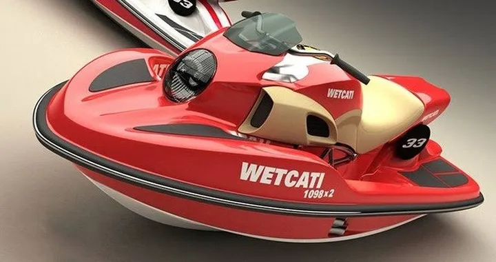 Wetcati 1098x2: la moto d'acqua 'desmo'