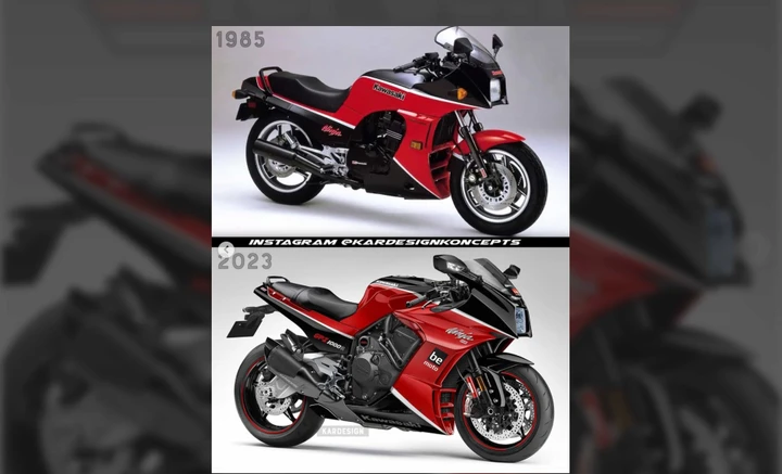 Kardesign reinterpreta la Kawasaki GPZ 900 di Maverick (Top Gun)