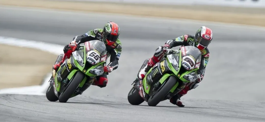 SBK Laguna Seca 2015: le Kawasaki ancora sul podio