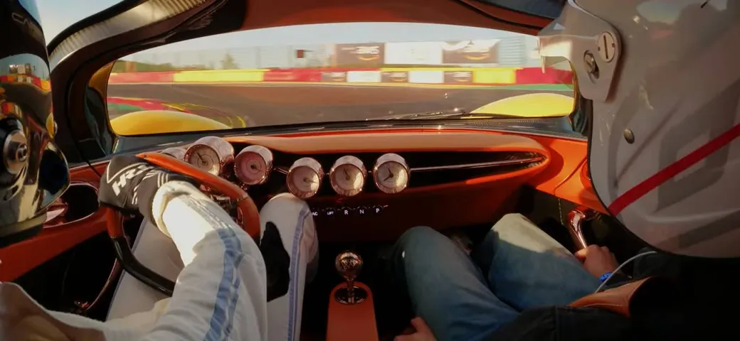 De Tomaso P72: camera car sulla pista di Spa-Francorchamps | Video