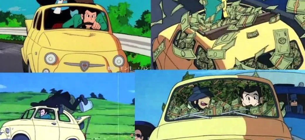 Le automobili nella letteratura: la Fiat 500 di Lupin III