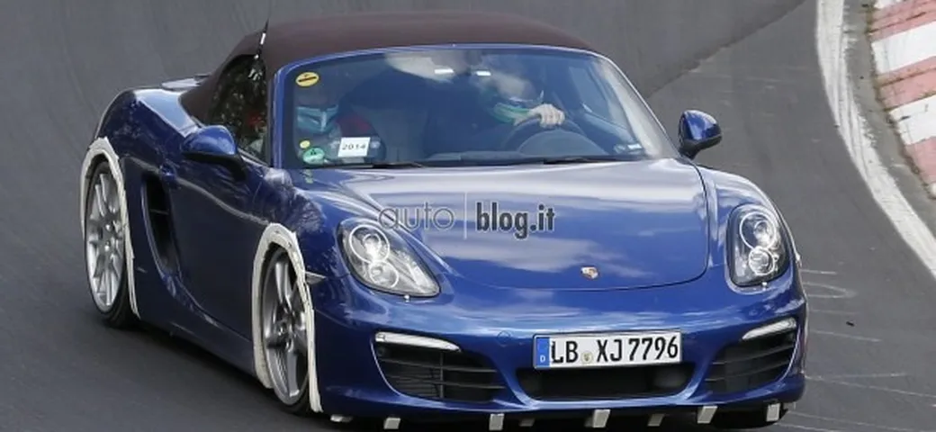 Porsche Boxster: foto spia della quattro cilindri