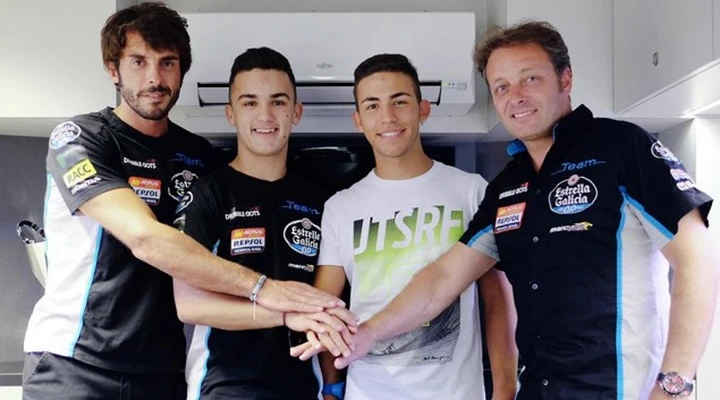Moto3 2017: Bastianini con Canet nel Team Estrella Galicia 0,0