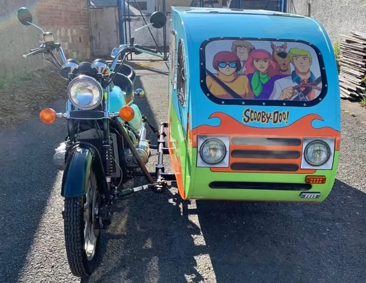 Honda Gold Wing GL1000 con sidecar Scooby-Doo: in vendita a 5.000 sterline