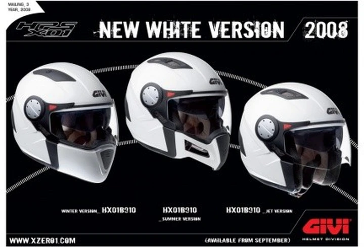 Givi XPS X01 in abito bianco