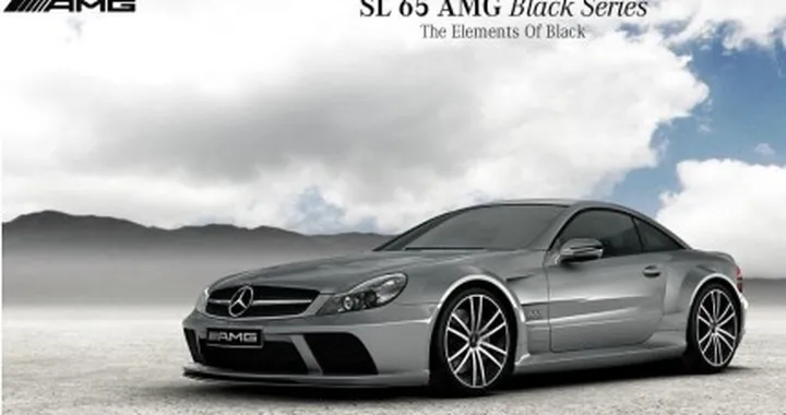 Mercedes SL 65 AMG Black series: microsite