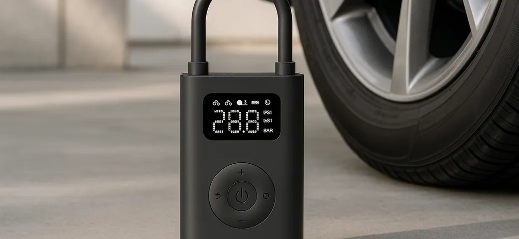 Compressore portatile Xiaomi a meno di 40 euro: praticità, sicurezza e risparmio