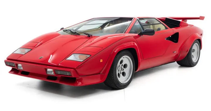 La Lamborghini Countach LP 5000S di Mario Andretti in vendita