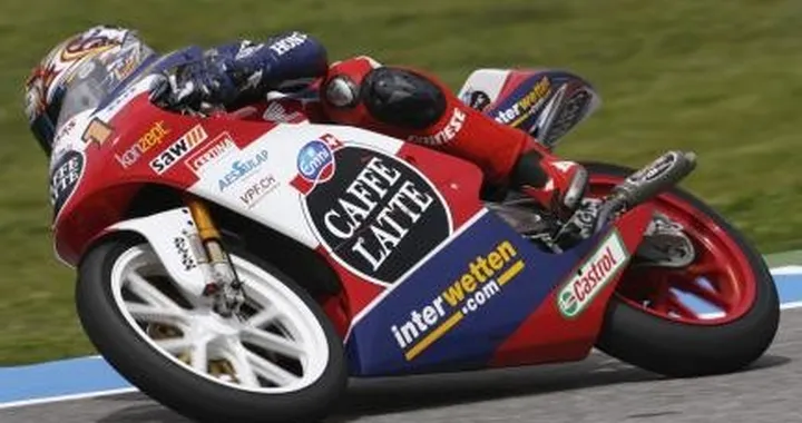 Luthi nella quarto di litro con l'Aprilia