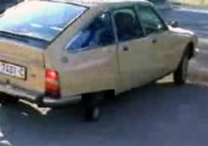 Video: Citroen GS su tre ruote