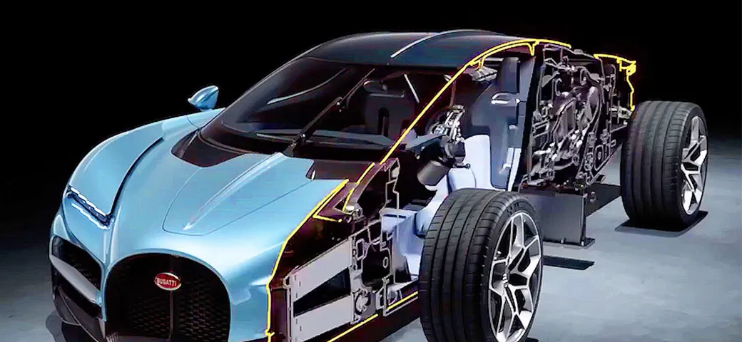 Bugatti Tourbillon, il V16 ibrido è un’autentica rivoluzione