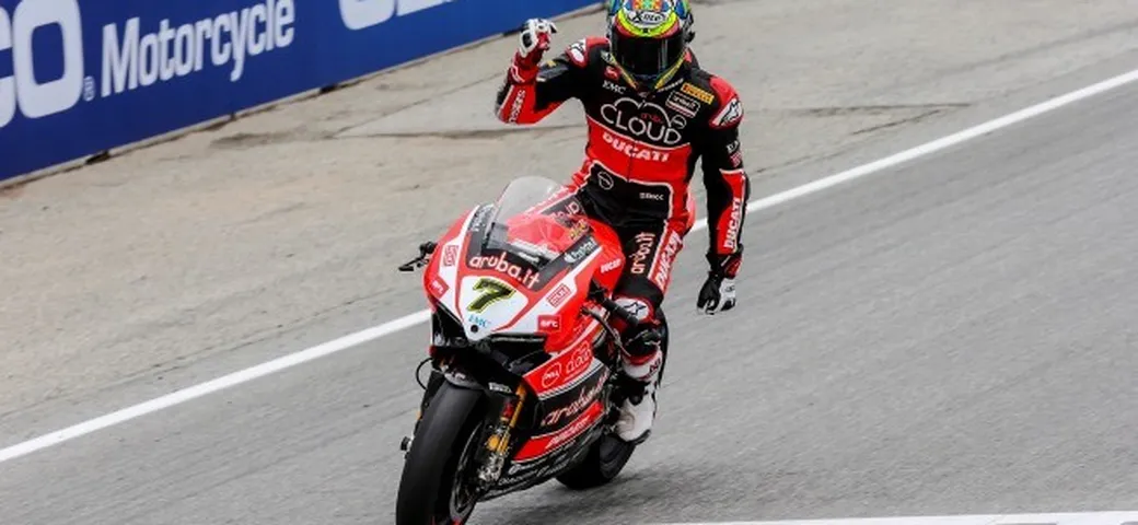 SBK Laguna Seca 2015: Chaz Davis e la Ducati davanti a tutti